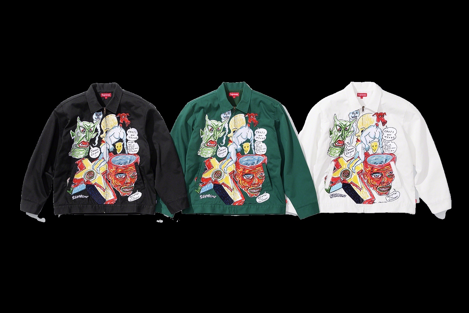 Daniel Johnston Embroidered Work Jacket